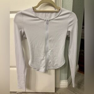 Alo ribbed zip long sleeve